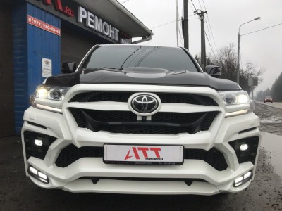 Изготовление выхлопной системы + Toyota Land Cruiser 200