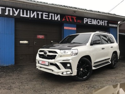 Изготовление выхлопной системы + Toyota Land Cruiser 200